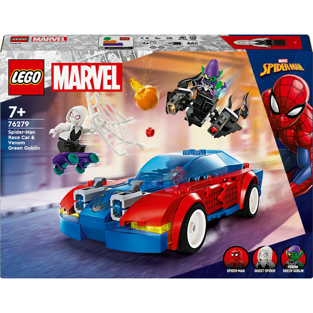 LEGO® Marvel Spider-Mans Rennauto & Venom Green Goblin (76279)